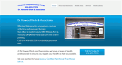Desktop Screenshot of healthychiro.ca
