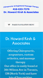 Mobile Screenshot of healthychiro.ca